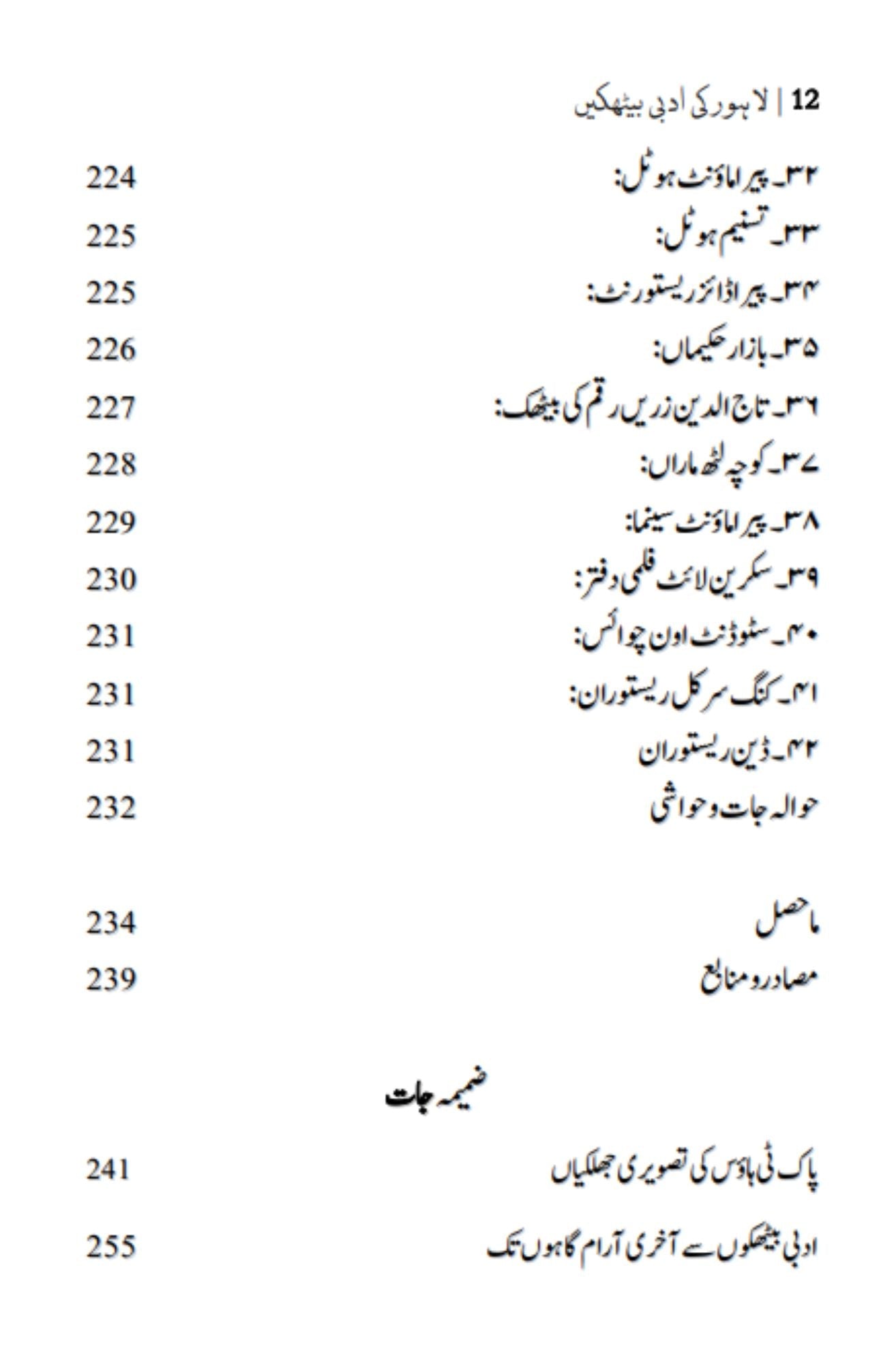 Lahore Ki Adbi Bethkyn لاہور کی ادبی بیٹھکیں | مصنف | مدثر ساقی